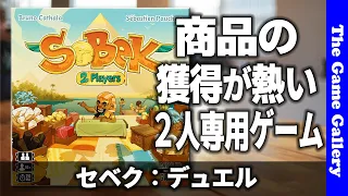 【セベク:デュエル】商品の目利きと早取りが重要な2人専用ゲーム / TGG ボードゲーム