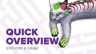 A quick overview of The Isle of Cats Explore & Draw