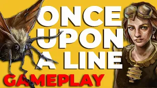 Once Upon a Line | Lucky Duck's Newest Game! @BoardGameDave
