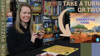 SAVANNAH PARK | Take a Turn or Two and Learn This Tile Management Game!