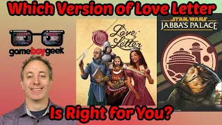 Star Wars: Jabbas Palace - Is this Version of Love Letter Best for You?