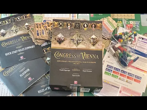 Congress of Vienna: Diplomacy, Negotiation & War in Europe 1813-1814 (GMT) - Unbox & First Look