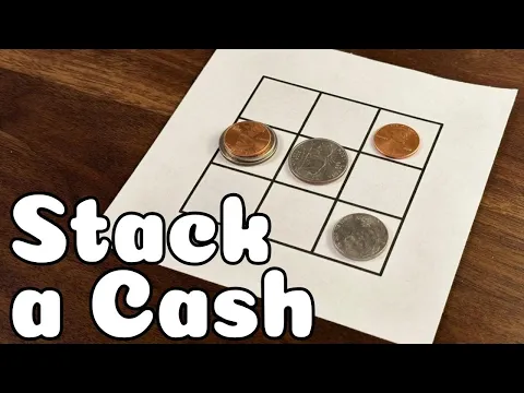 How to Play Stack A Cash | place, stack, move, and flip coins to form a three-in-a-row