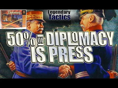 DIPLOMACY: PRESS IS HALF THE BATTLE / Backstabbr / Avalon Hill / Military Board Game