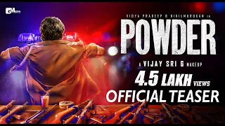 Powder Title Teaser | Vijay Sri G | Vidya Pradeep | NikilMurukan | Sam C S | G MEDIA