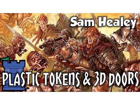 Zombicide: Black Plague Plastic Tokens and 3D Doors Review - with Sam Healey
