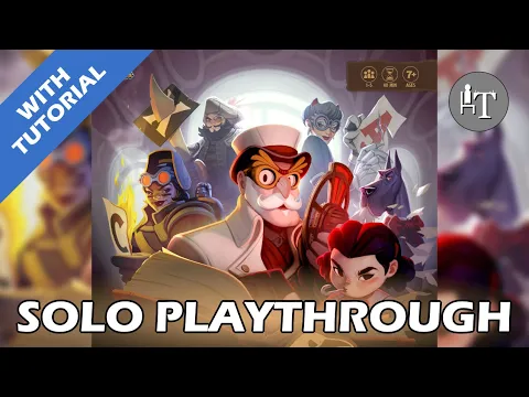 Tutorial & Solo Playthrough of Illiterati - Solo Board Game