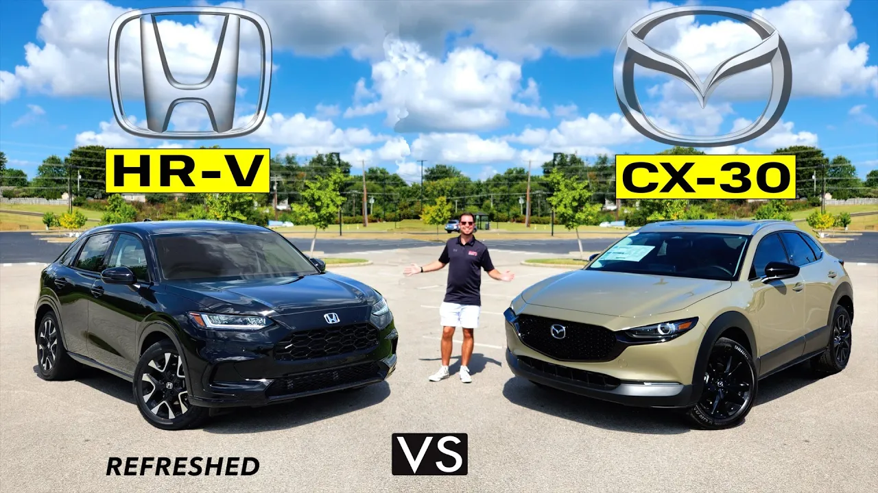 SMALL SUV BATTLE! -- 2026 Honda HR-V vs. 2025 Mazda CX-30: Comparison