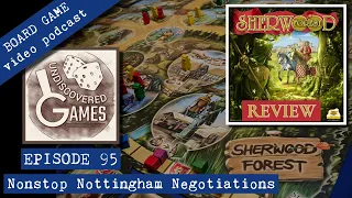 SHERWOOD FOREST BOARD GAME Review/Overview of How To Play E95 Negotiation Worker Placement Bluffing