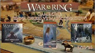 War of the Ring with ALL Expansions - Jenna as Free vs Mark as Shadow 06/18/26