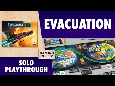 Evacuation - Solo Playthrough & Review