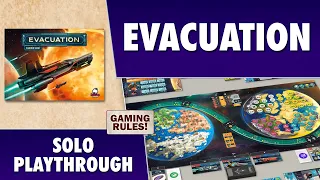 Evacuation - Solo Playthrough & Review