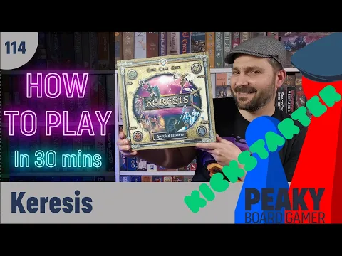 How to play Keresis : Quest for the Elements (KICKSTARTER launch 3/5/22) - Peaky Boardgamer