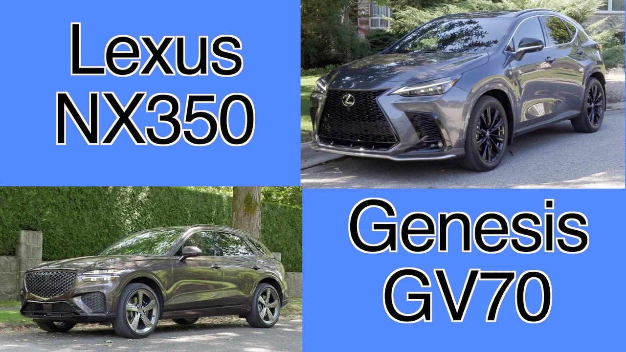 New Lexus NX350 VS Genesis GV70 comparison