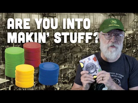 Build your own tabletop assembly line with cards and coins - and start Makin' Stuff!