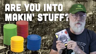 Build your own tabletop assembly line with cards and coins - and start Makin' Stuff!