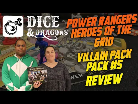 Dice and Dragons - Power Rangers Heroes of the Grid Villain Pack #5 Terror Through Time Review