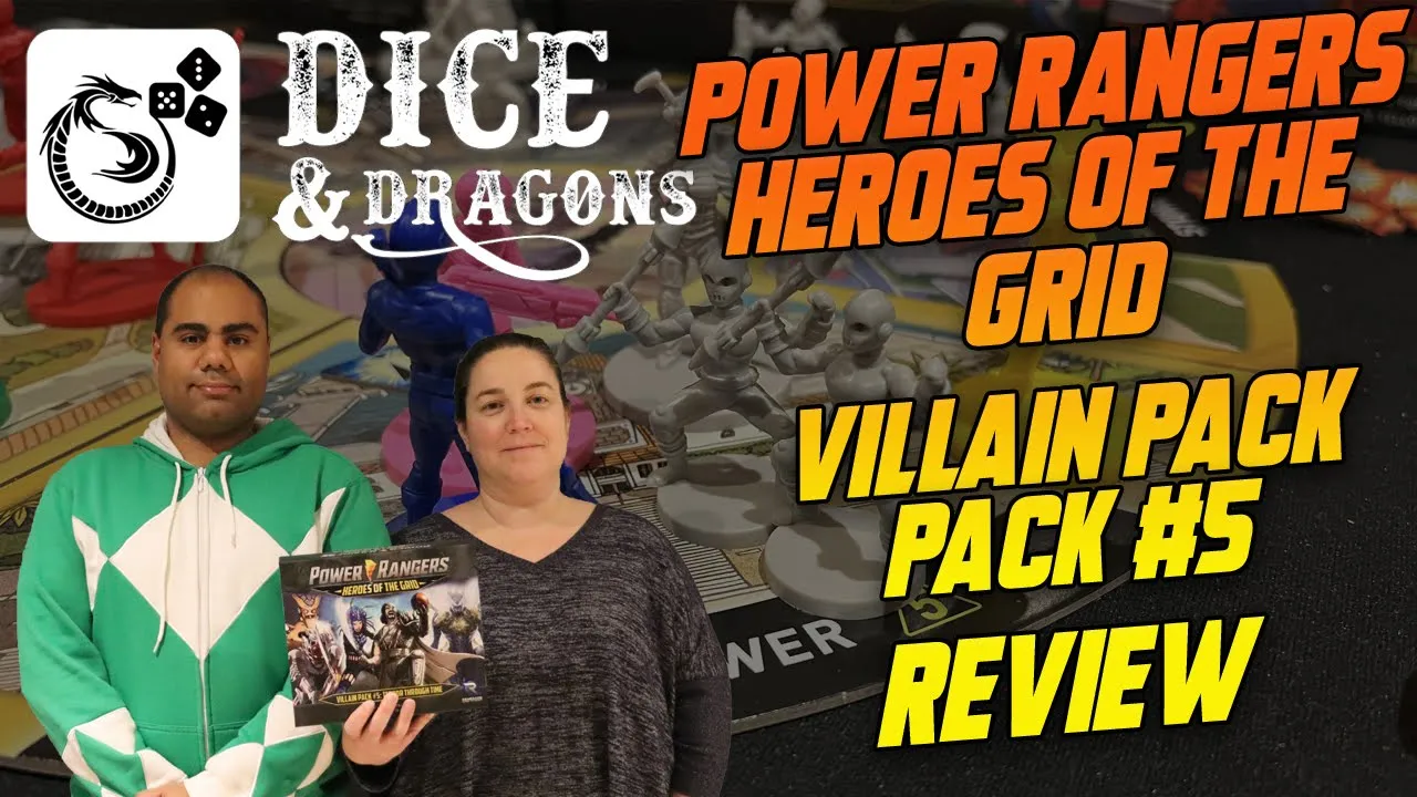 Dice and Dragons - Power Rangers Heroes of the Grid  Villain Pack #5 Terror Through Time Review