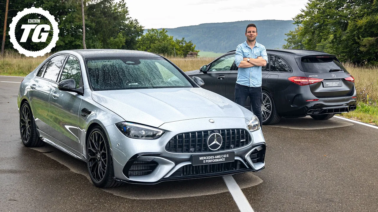FIRST LOOK: 2023 Mercedes-AMG C63 S - 670bhp, F1 Hybrid Tech + Passenger Ride | Top Gear