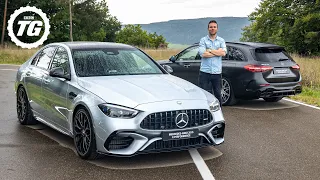 FIRST LOOK: 2023 Mercedes-AMG C63 S - 670bhp, F1 Hybrid Tech + Passenger Ride | Top Gear