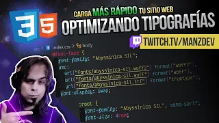 ¡Carga MÁS RÁPIDO tu sitio web OPTIMIZANDO TIPOGRAFÍAS!