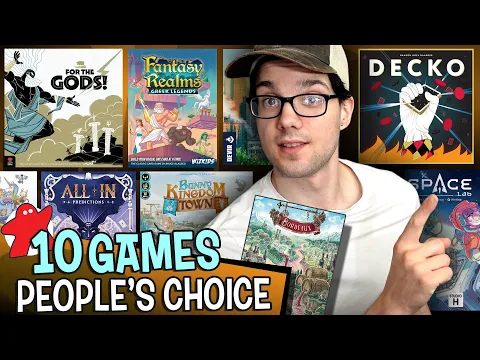 10 Board Games We're Looking Forward To Playing - "People's Choice" Board Game Picks!