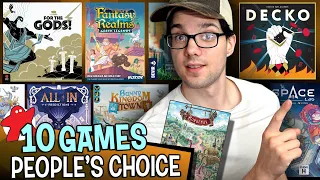 10 Board Games We're Looking Forward To Playing - "People's Choice" Board Game Picks!