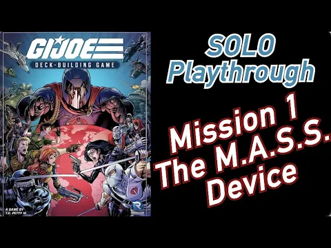 GI Joe: The Deck Building Game - Solo Playthrough
