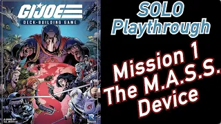 GI Joe: The Deck Building Game - Solo Playthrough