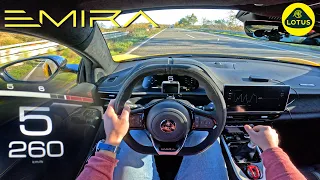 Lotus Emira V6 Supercharged *MANUAL* on Autobahn