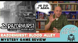 Razorhurst Blood Alley: Review of a Long Free Print & Play Mystery Game Sequel