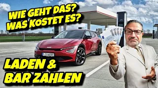 E-Auto laden & bar bezahlen! Was kostet es und wie geht das?