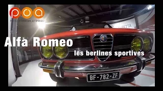 Alfa Romeo - Exposition : les berlines sportives de 1950 à 2016