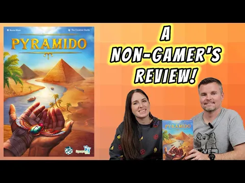 Pyramido - A Non-Gamer's Review Of This Pyramid Making Tile Laying #BoardGame
