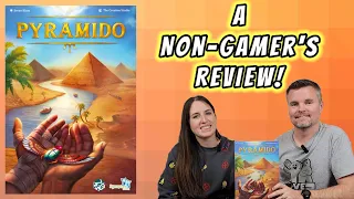 Pyramido - A Non-Gamer's Review Of This Pyramid Making Tile Laying #BoardGame