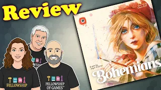 Bohemians Board Game Review – Beautiful Tableau Builder or Overrated?