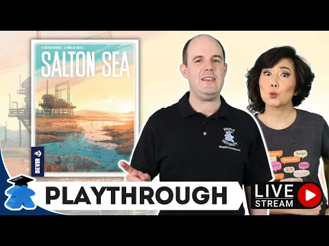 Salton Sea - Live Playthrough Board Game and Giveaway.