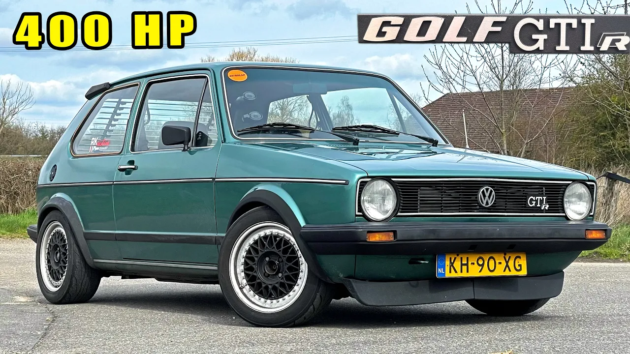 HOW FAST do I DARE TO GO!? - 400HP VW Golf MK1 // REVIEW on AUTOBAHN