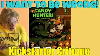 CANDY HUNTERS - Gamefound good for small publishers!?- Kickstarter Critique Review