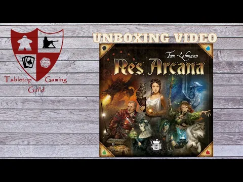 Res Arcana Board Game Unboxing