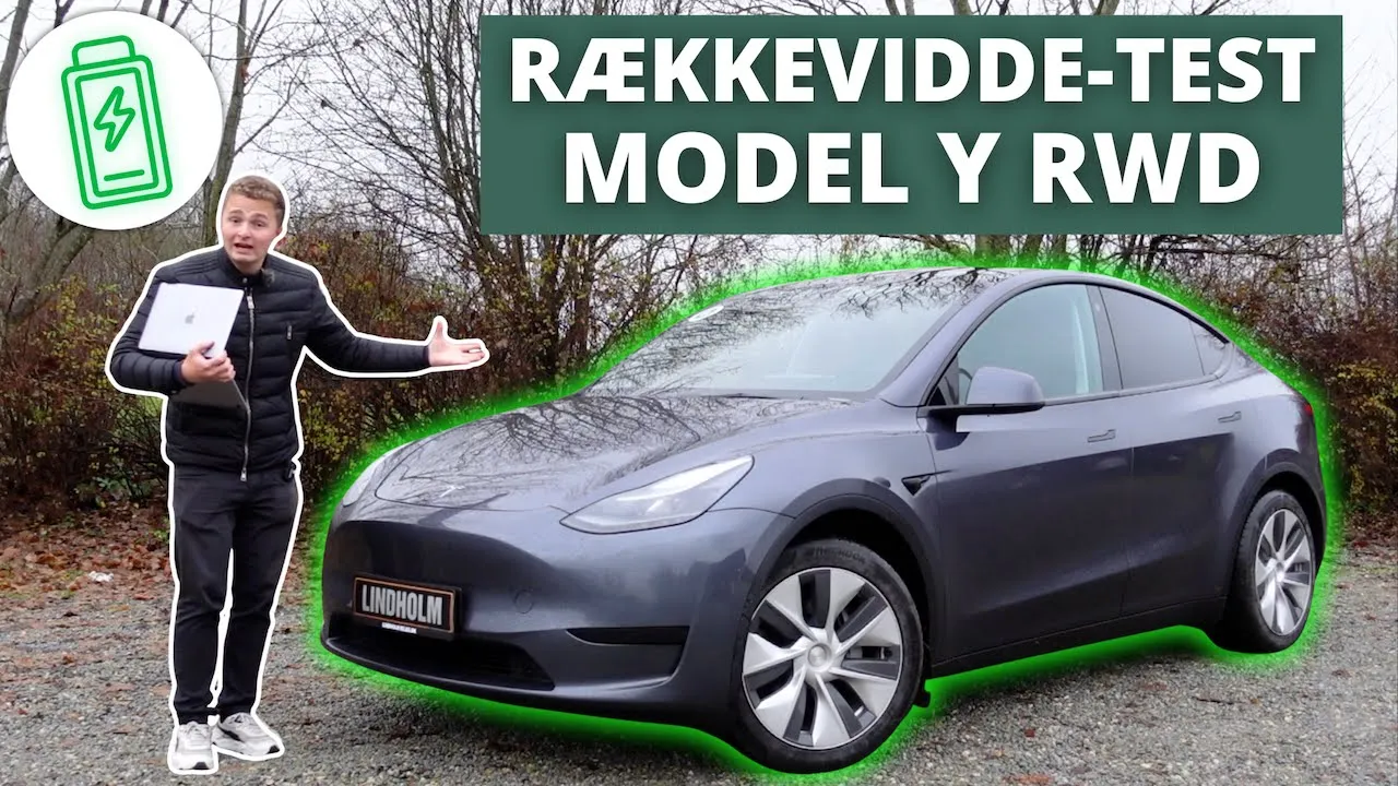 Så "LANGT" kører den BILLIGSTE Model Y på en opladning... Tesla Model Y Standard Range TEST