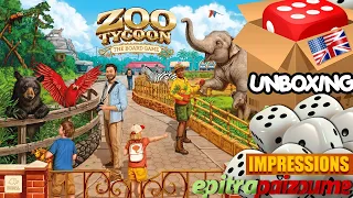 Zoo Tycoon The Board Game - Unboxing & Impressions (EN) by Epitrapaizoume