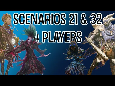 Frosthaven | 4 Player Gameplay | Scenarios 21 and 32 | Stream