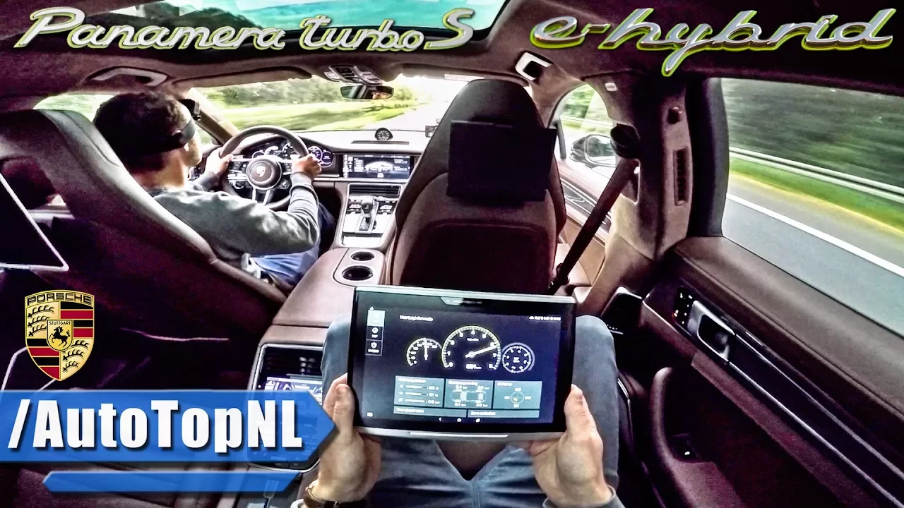 Porsche Panamera Turbo S 680HP PASSENGER POV @ TOP SPEED by AutoTopNL