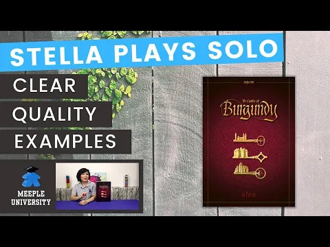 The Castles of Burgundy 20th Anniversary Edition Playthrough - Stella Plays Solo