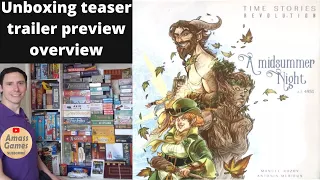 Time Stories Revolution: A Midsummer Night's Dream unboxing teaser trailer preview AmassGames 4k
