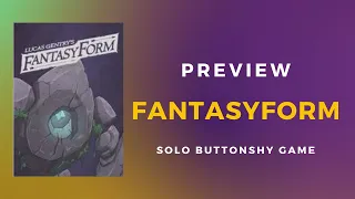 FantasyForm (New 2024 Button Shy Game!) Preview | DaniCha