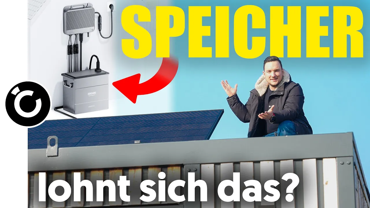 Balkonkraftwerk + SPEICHER - lohnt sich das Update mit dem Zendure SF800?
