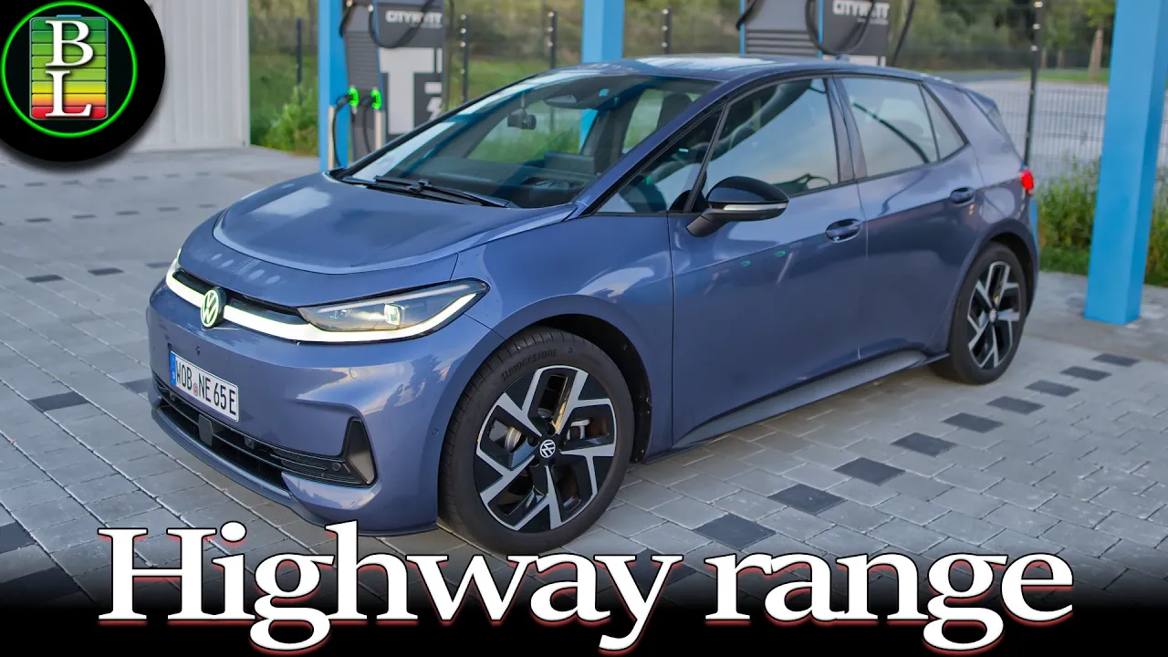 VW ID.3 Neo (58kWh) - 130 km/h (81mph) range test