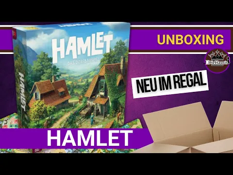 HAMLET - Das Dorfbauspiel | WAS IST DRIN? Brettspiel Unboxing